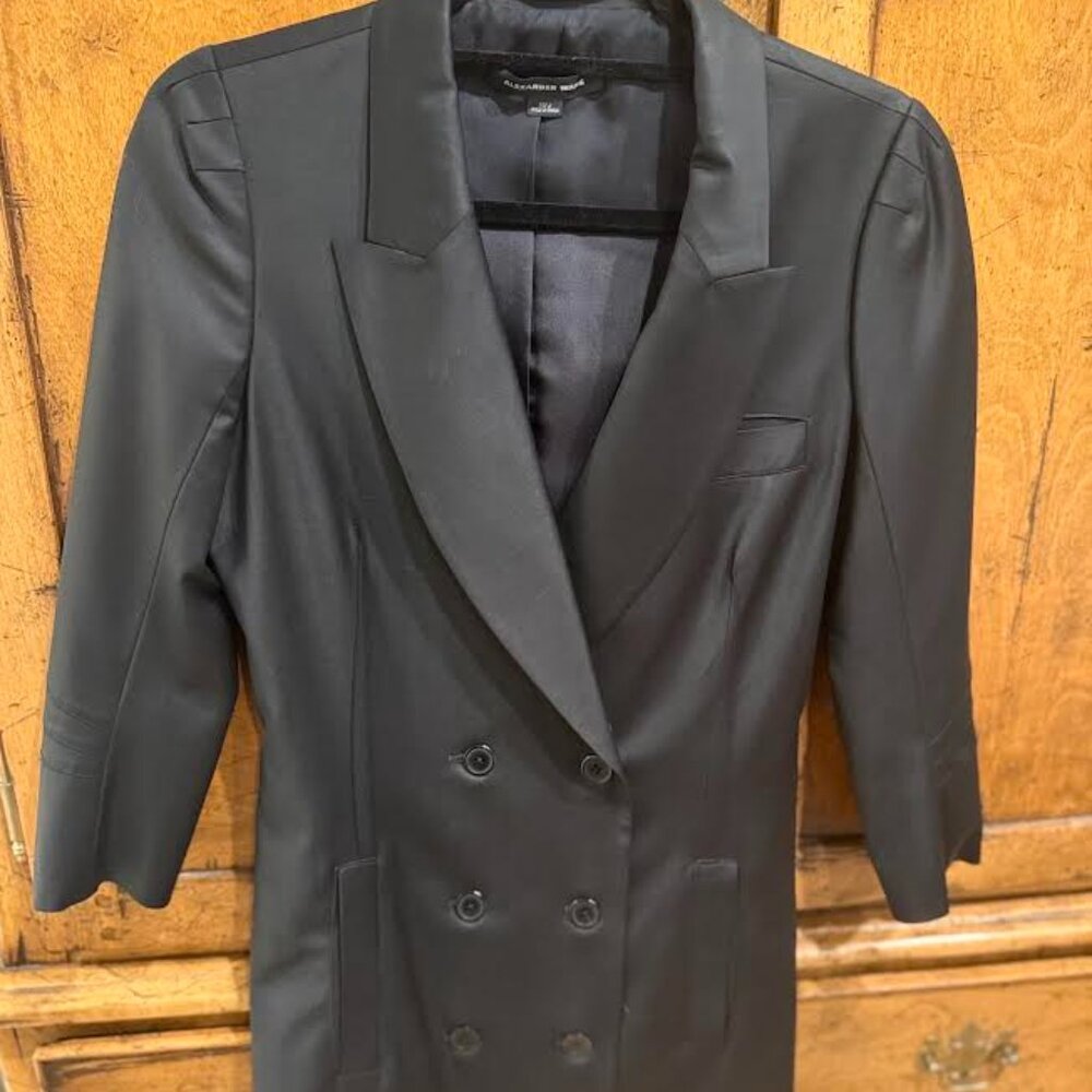 ALEXANDER WANG SILK TUXEDO BLAZER worn once size 2